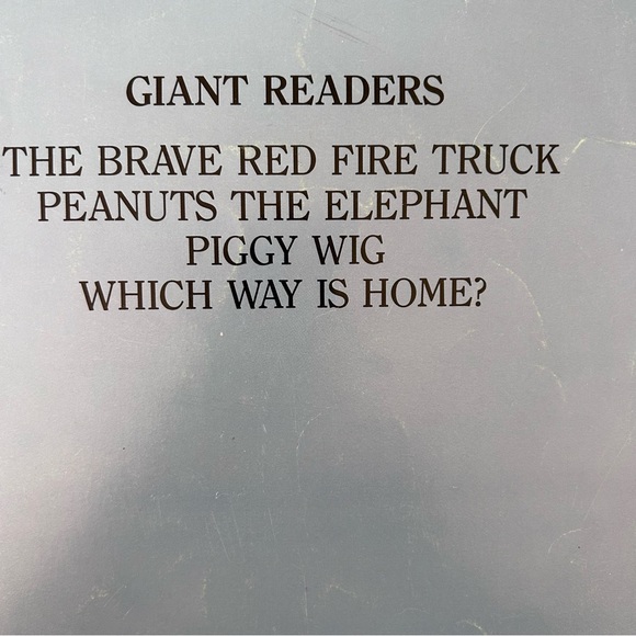 Complete 4 GIANT READERS books VINTAGE - Picture 11 of 11